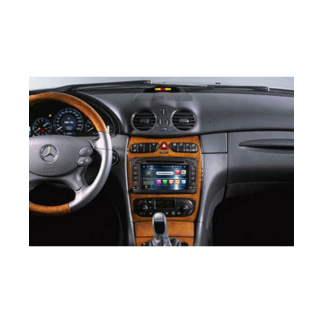 Autoradio per Mercedes Classe C 9" 2K | 2004-2007 | Android | Bluetooth | CarPlay | Android Auto | 12/256GB Ram