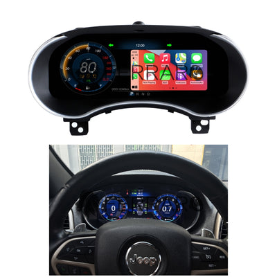 (PRENOTA) Virtual Cockpit 12.3" per Jeep Grand Cherokee (2014-2018), HD Ultra, CarPlay e Android Auto