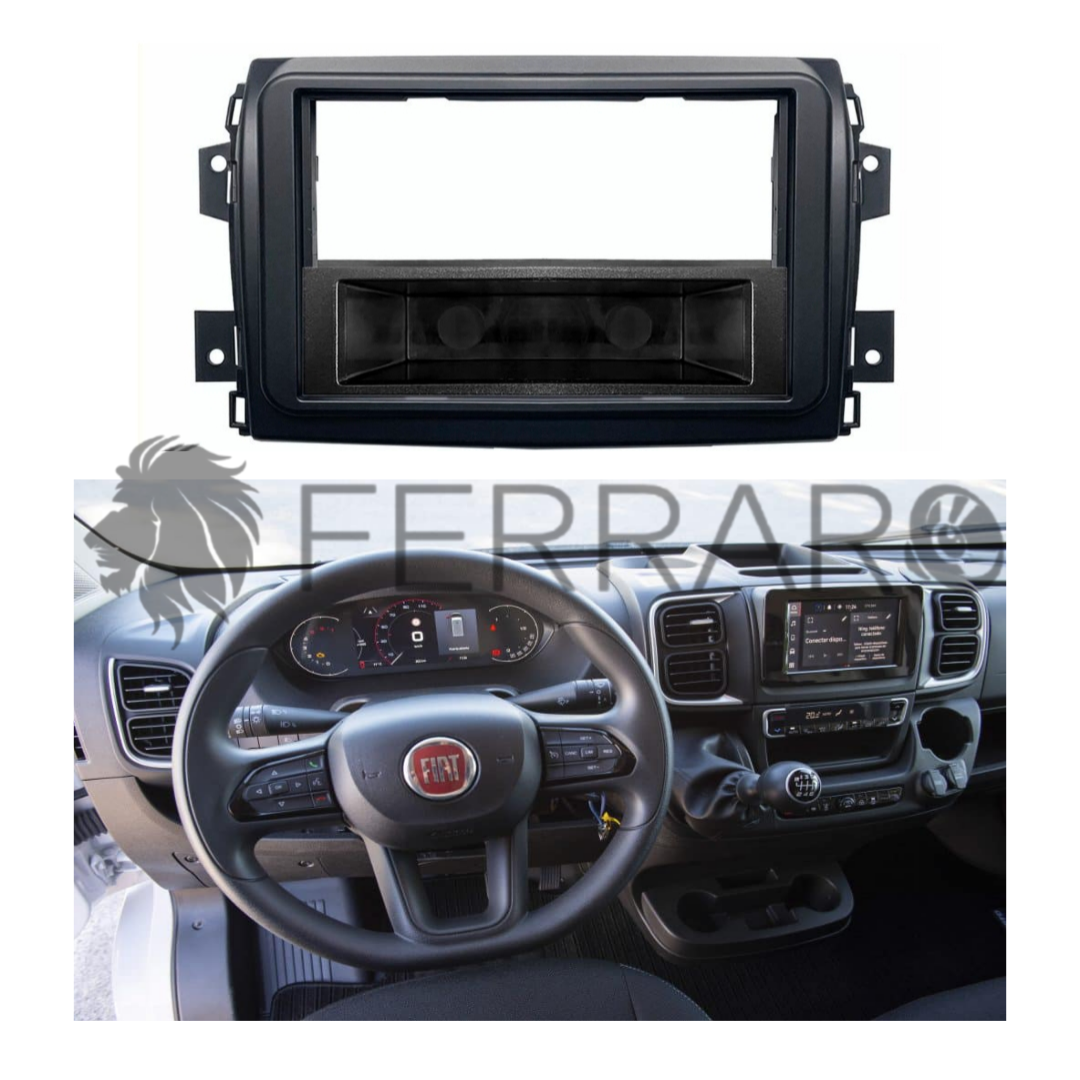 Mascherina 1DIN con Cassetto per Fiat Ducato 8 (2021+)