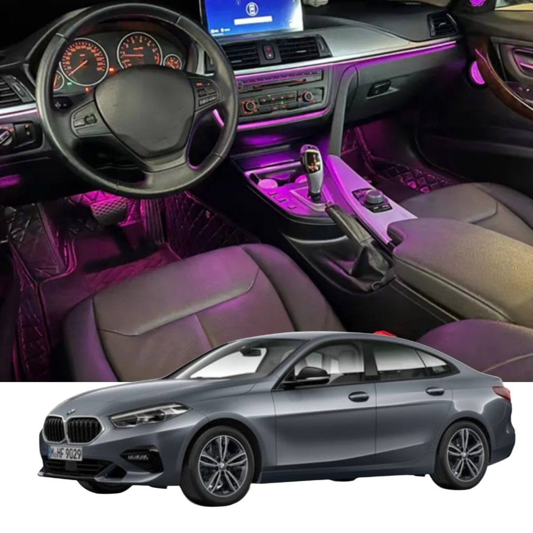 (PRENOTA) Ambient Light per BMW Serie 2, F44, F45, F46, F74, U06, 256 Colori, APP