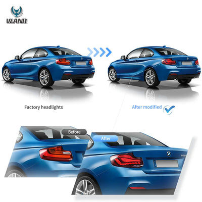 (PRENOTA) Fanali Posteriore Completo per BMW Serie 2 F22, F23, M2, F87 (2012-2020) a LED