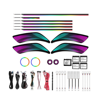 (PRENOTA) Ambient Light per BMW Serie 1 F20 (2011-2018), 256 Colori, APP
