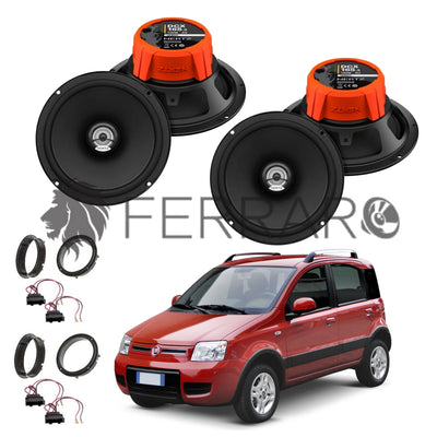 Hertz Kit 4 Casse, DCX 165.3, Ant/Post, Fiat Panda 2ª Serie 169 (2003-2013)