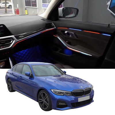 (PRENOTA) Ambient Light per BMW Serie 3 G20 (2018-2025), 256 Colori, APP