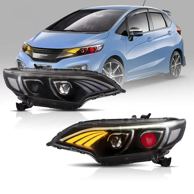 (PRENOTA) Fanali Anteriore Completo per Honda Fit/Jazz (2015-2020) a LED