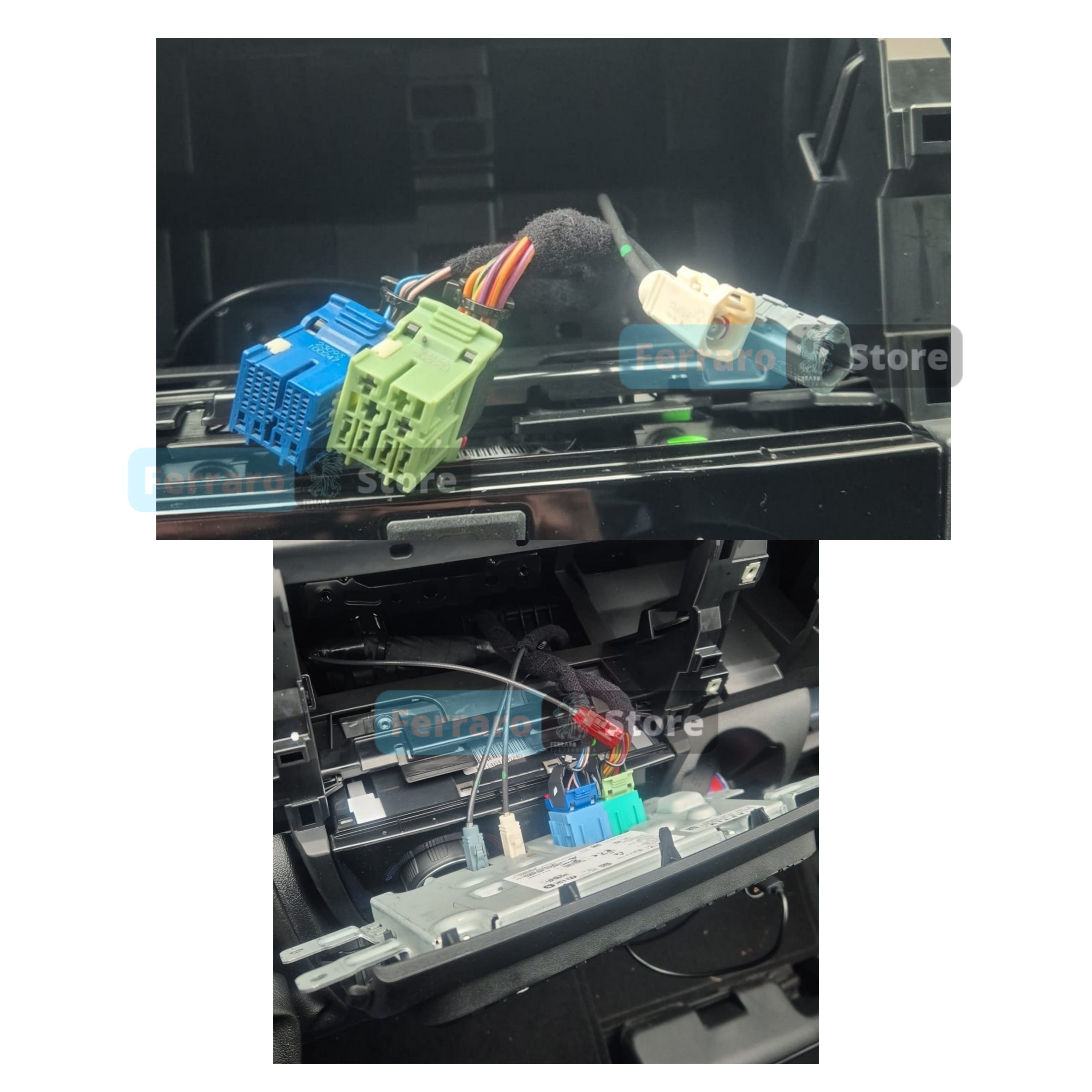 Kit Montaggio Autoradio 9"Pollici Fiat Ducato (2021+) Mascherina, Cablaggio Autoradio Android
