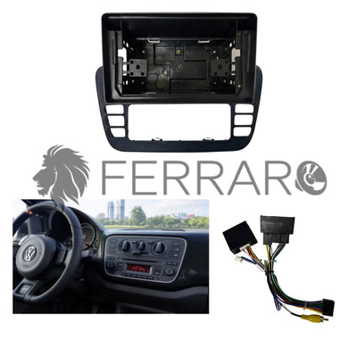 Kit Montaggio Autoradio 10.1"Pollici Volkswagen UP (2011-2016) Mascherina, Cablaggio Autoradio Android