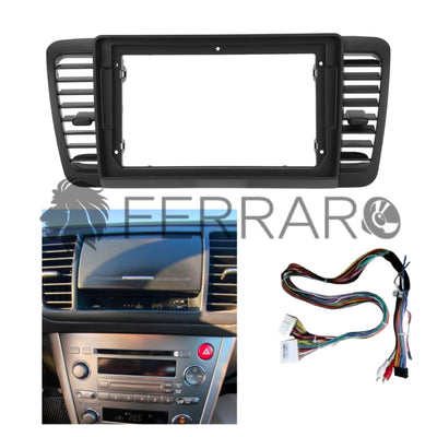 (PRENOTA) Kit Montaggio Autoradio 9"Pollici Subaru Outback Legacy (2003-2009), Mascherina, Cablaggio per Autoradio Android