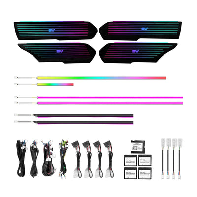 (PRENOTA) Ambient Light per Land Rover Range Rover Sport (2023-2025), 256 Colori, APP