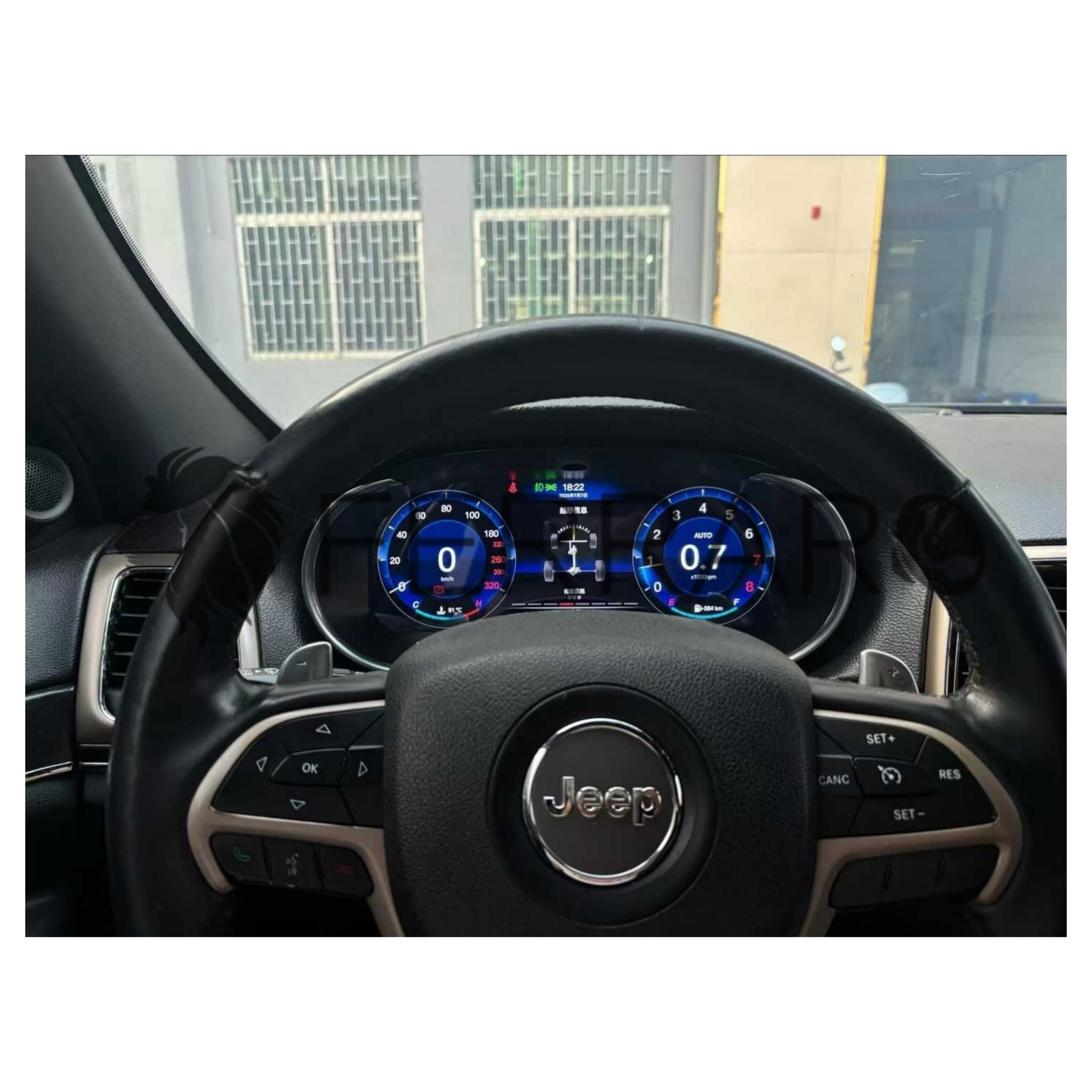 (PRENOTA) Virtual Cockpit 12.3" per Jeep Grand Cherokee (2014-2018), HD Ultra, CarPlay e Android Auto