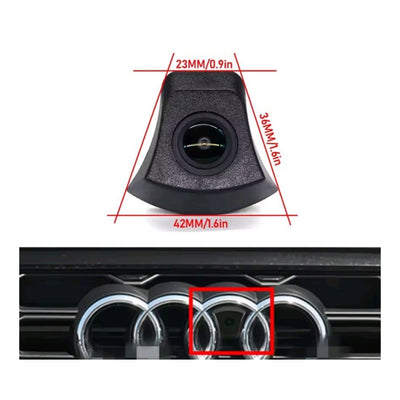 (PRENOTA) Telecamera Frontale per Audi (Compatibilità in Descrizione) AHD, 1920x1080, 170° Gradi