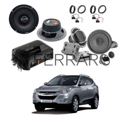 Hertz Sound Amplificatore CP 4.800 4 Canali 4x190w, CK 165, CX 165, Set Cavi, per Hyundai IX35