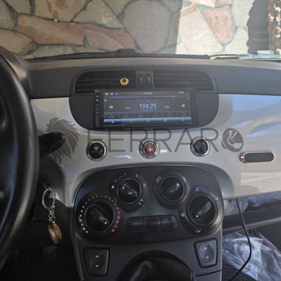 Autoradio per Fiat 500s 6.9" (2007-2014) Android, Bluetooth, CarPlay, Android Auto, 2/32GB Ram