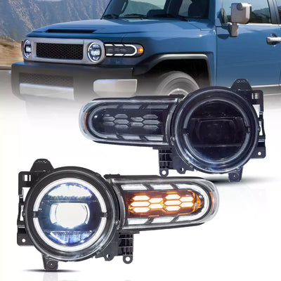 (PRENOTA) Fanali Anteriore Completo per Toyota FJ Cruiser XJ10 (2006-2022) a LED
