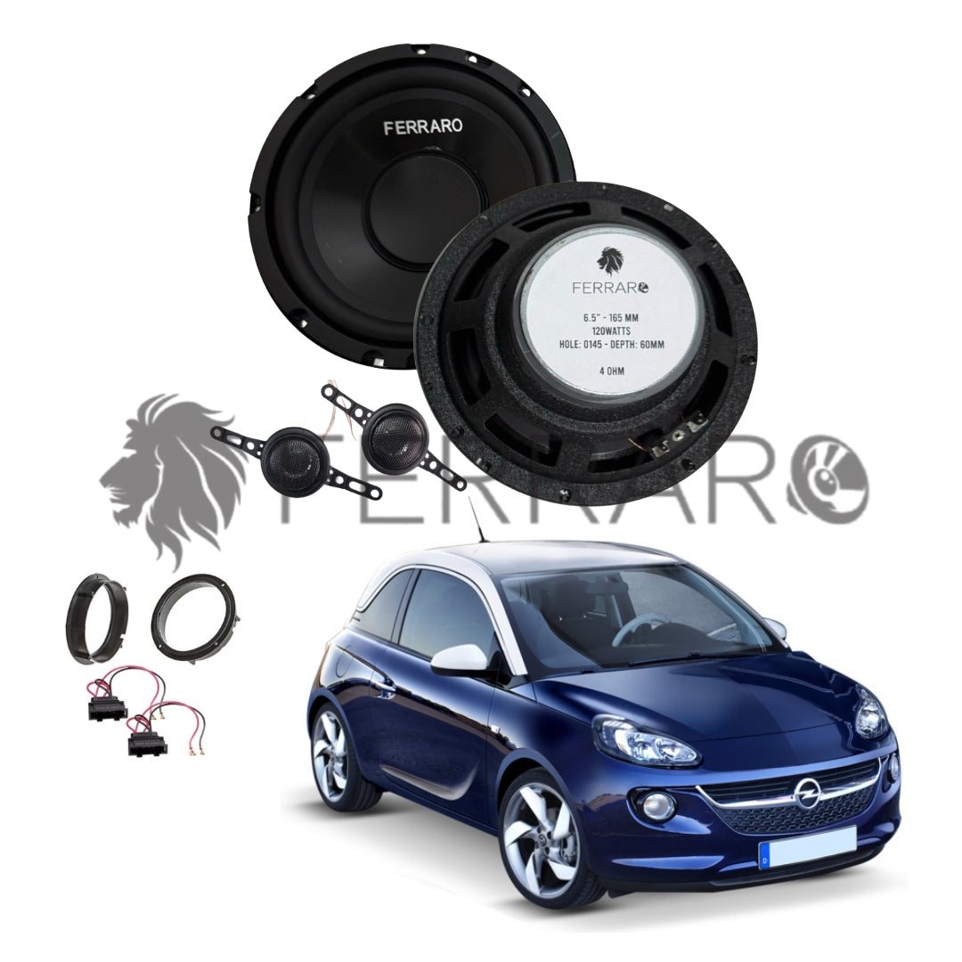 FerraroStore Kit 2 Altoparlanti, ASK-165.2, Anteriori, Opel Adam