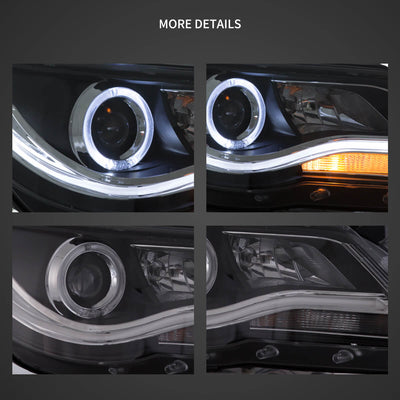 (PRENOTA)  Fanali Anteriore Completo per Volkswagen Tiguan (2007-2016) a LED