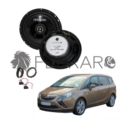 FerraroStore Kit 2 Altoparlanti, ASC-652PC, Anteriori, Opel Zafira C
