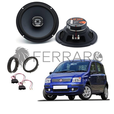 Hertz Kit 2 Casse X 165, Posteriori, Fiat Panda (2003-2013)