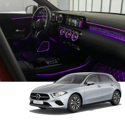 (PRENOTA) Ambient Light per Mercedes Benz Classe A W177, CLA, W118 (2020-2025), 256 Colori, APP