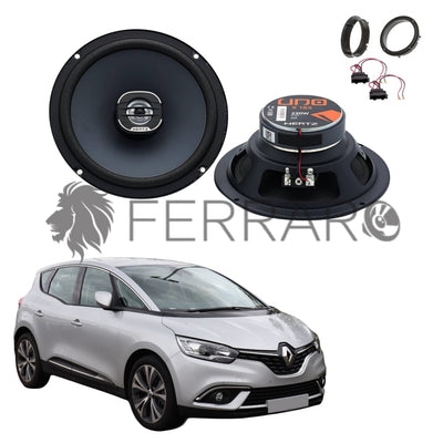 Hertz Kit 2 Casse | X 165 | Ant o Post | Renault Scenic IV | 4ª Serie (Dal 2016>)