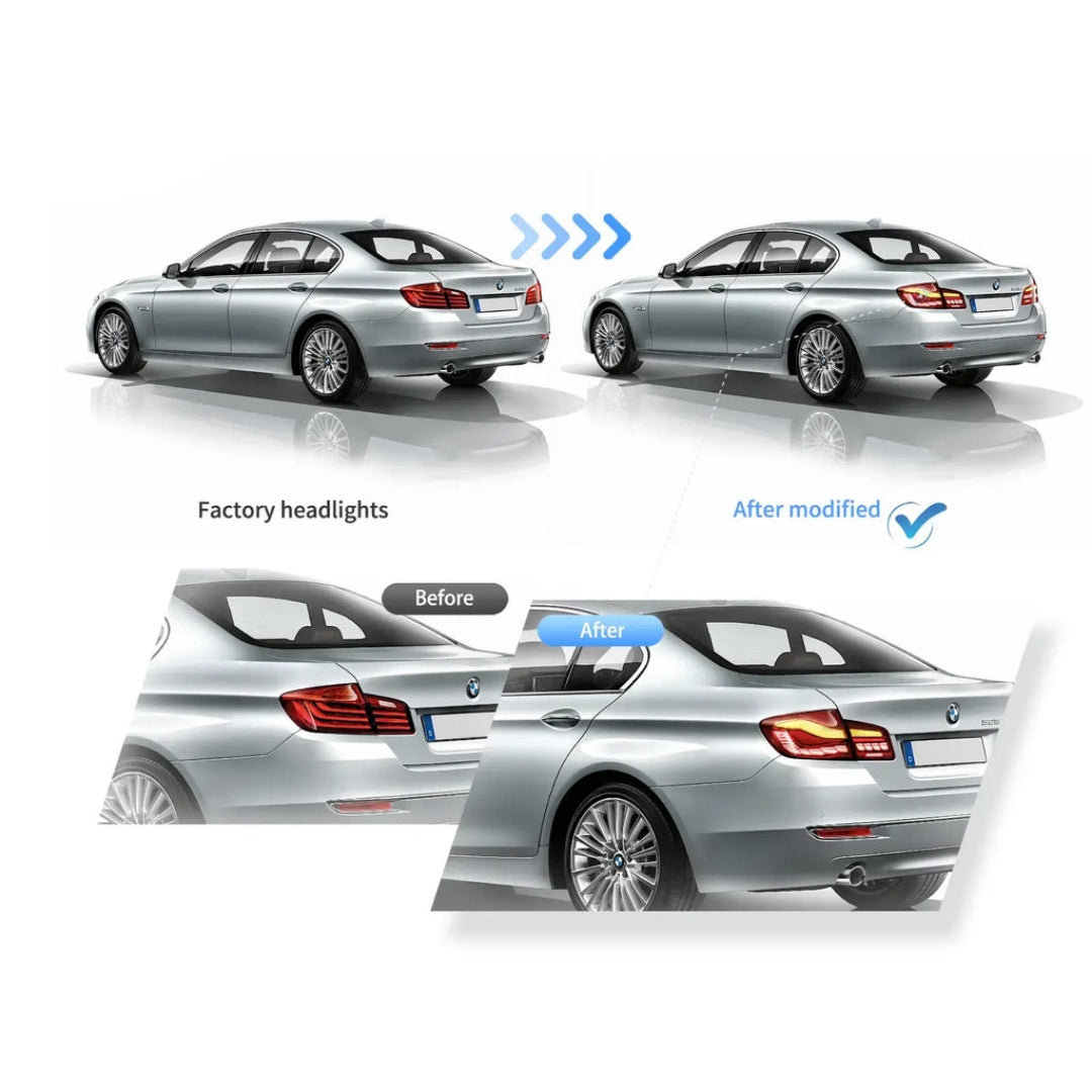(PRENOTA) Fanali Posteriore Completo per BMW Serie 5, F10, F18 (2011-2017) a LED