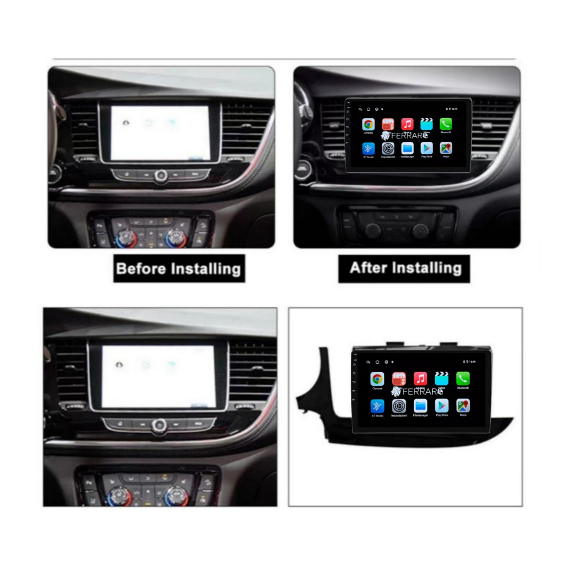 Autoradio per Opel Mokka 9" (2016-2020) Android, Bluetooth, CarPlay, Android Auto, 2GB/4GB/6GB/8GB Ram