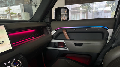 (PRENOTA) Ambient Light per Land Rover Defender L663 (2019-2026), 256 Colori, APP