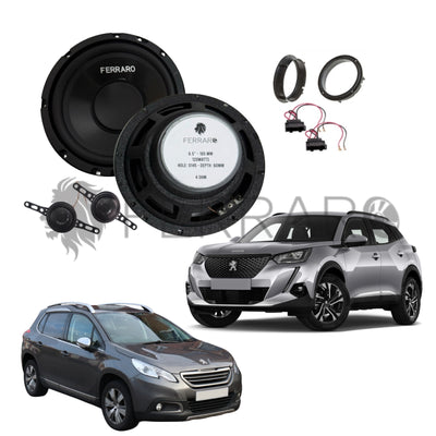FerraroStore Kit 2 Altoparlanti, ASK-165.2, Ant o Post, Peugeot 2008 1ª/2ª dal 2013>