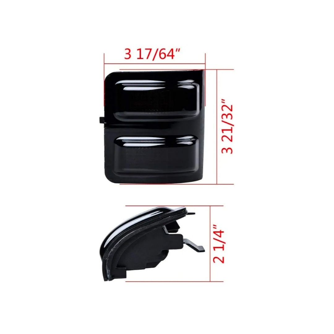 (PRENOTA) Specchietti Laterali Led per Ford F150, F250, F350, F550 (2008-2016), Plug and Play