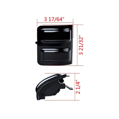(PRENOTA) Specchietti Laterali Led per Ford F150, F250, F350, F550 (2008-2016), Plug and Play