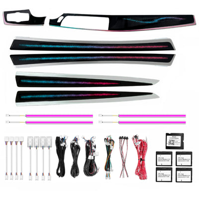 (PRENOTA) Ambient Light per BMW Serie 5 F10, F11 (2011-2017), 256 Colori, APP