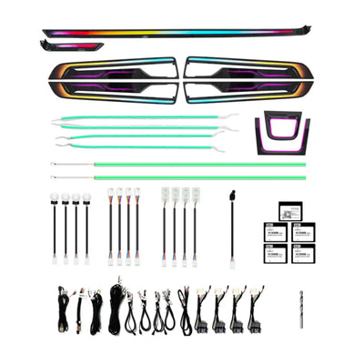 (PRENOTA) Ambient Light per Porsche Cayenne (2024+), 256 Colori, APP