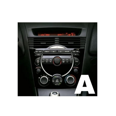 (PRENOTA) Kit Montaggio Autoradio 9"Pollici Mazda RX8 (2003-2012) Mascherina, Cablaggio Autoradio Android