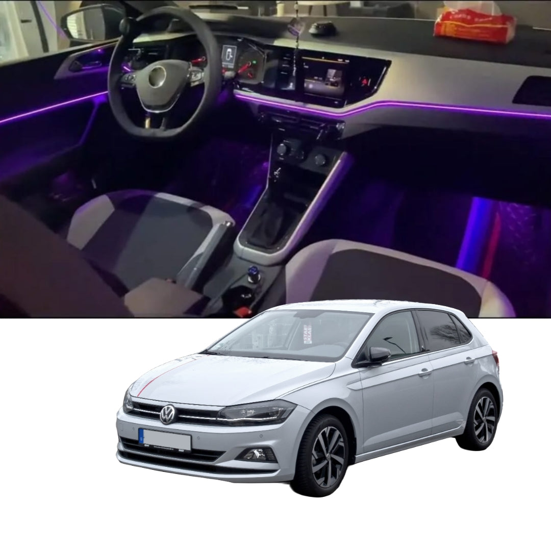 (PRENOTA) Ambient Light per Volkswagen Polo MK6 (2018>), 256 Colori, APP