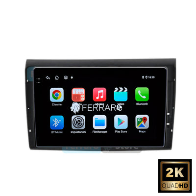 Autoradio per Fiat Bravo 9" 2K | 2007-2014 | Android | Bluetooth | CarPlay | Android Auto | 12/256GB Ram