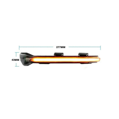 (PRENOTA) Specchietti Laterali Led per Volkswagen Golf 7, Touran (2012>), Plug and Play
