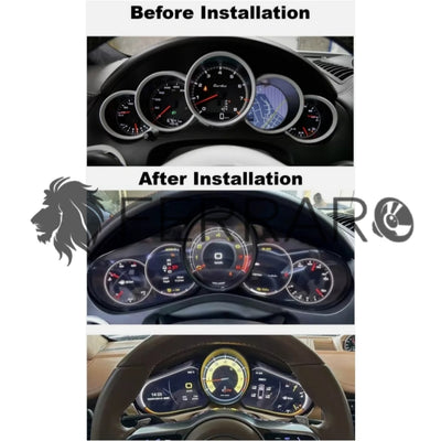 (PRENOTA) Virtual Cockpit 12.3" per Porsche Cayenne (2010-2017), HD Ultra, CarPlay e Android Auto