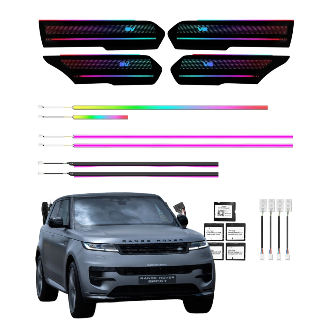 (PRENOTA) Ambient Light per Land Rover Range Rover Sport (2023-2025), 256 Colori, APP