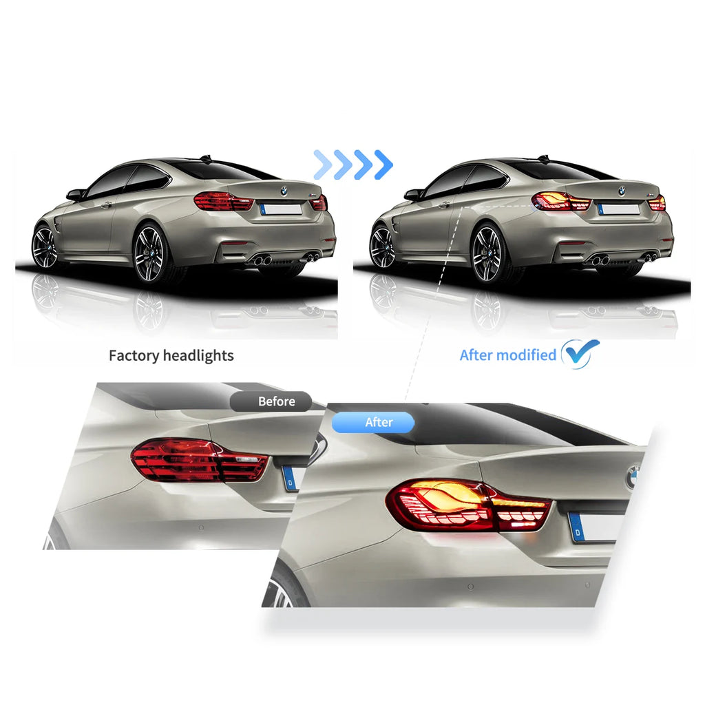 (PRENOTA) Fanali Posteriore Completo per BMW Serie 4 F32, F33, F36, M4 F82, F83 (2014-2020) a LED
