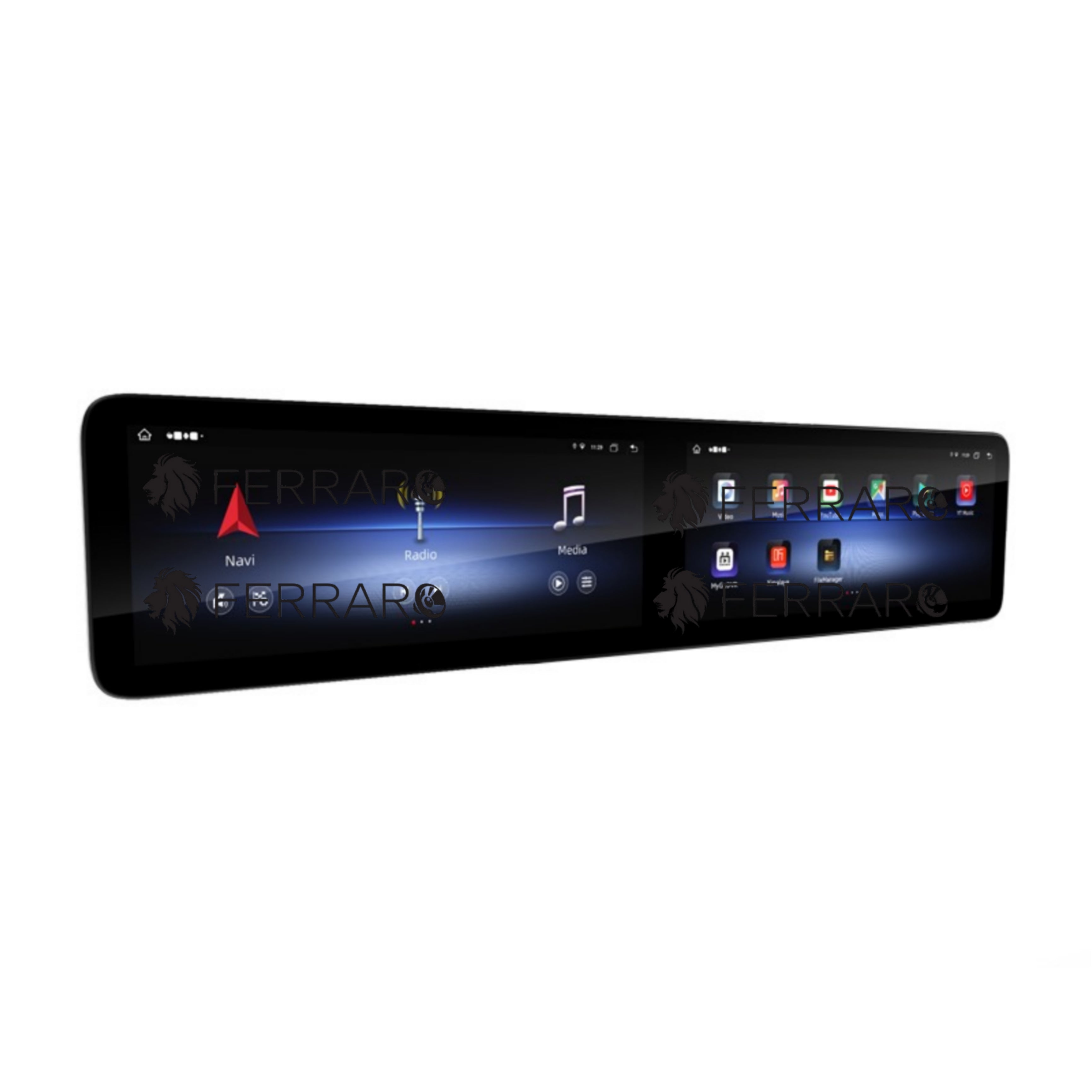 (PRENOTA) Autoradio per Mercedes Classe C W205, GLC X253, 12.3" + 12.3" (2015-2022) Android, Bluetooth, CarPlay, Android Auto, 8/128GB Ram