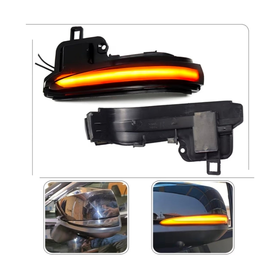 (PRENOTA) Specchietti Laterali Led per Skoda Per Toyota (Compatibilità in Descrizione), Plug and Play