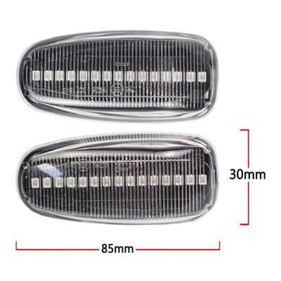 (PRENOTA) Indicatore Direzione Led per Mercedes Classe E W210, C W202, SLK R170, Vito W638, Plug and Play