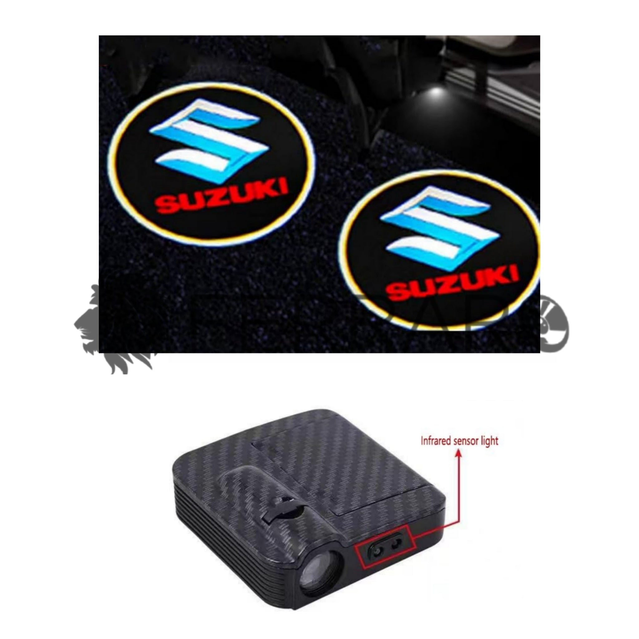 Luce Cortesia Suzuki  | Universale | Adesivo | Batteria (NO INCL.)