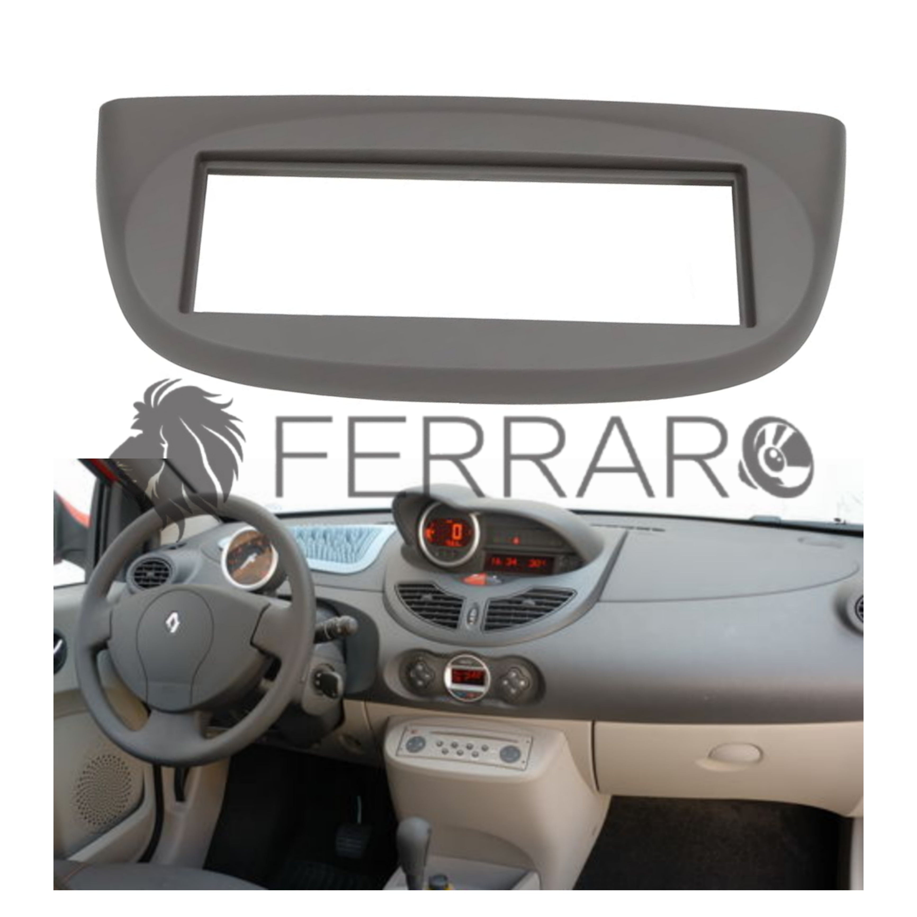 Mascherina 1DIN per Renault Twingo (2007+)
