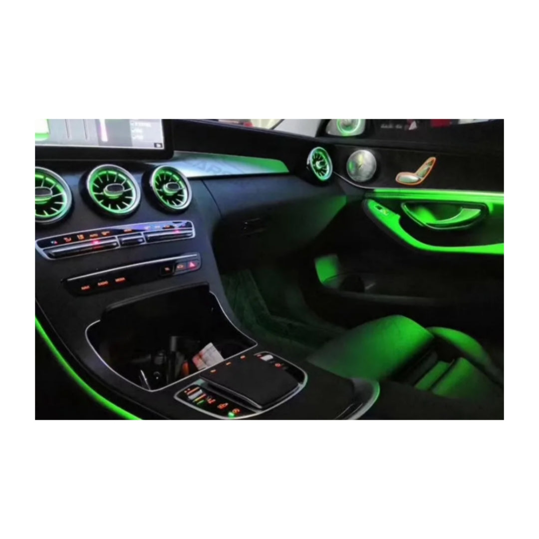 (PRENOTA) Ambient Light Areazione per Mercedes GLC X253, Classe C W205, 256 Colori, APP