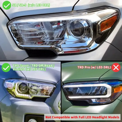 (PRENOTA) Fanali Anteriore Completo per Toyota Tacoma N300 (2016-2023) a LED