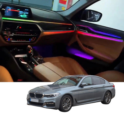 (PRENOTA) Ambient Light per BMW Serie 5 G30 (2017-2023), 256 Colori, APP