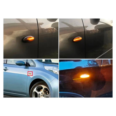 (PRENOTA) Indicatore Direzione Led per Nissan (Compatibilità in Descrizione), Plug and Play