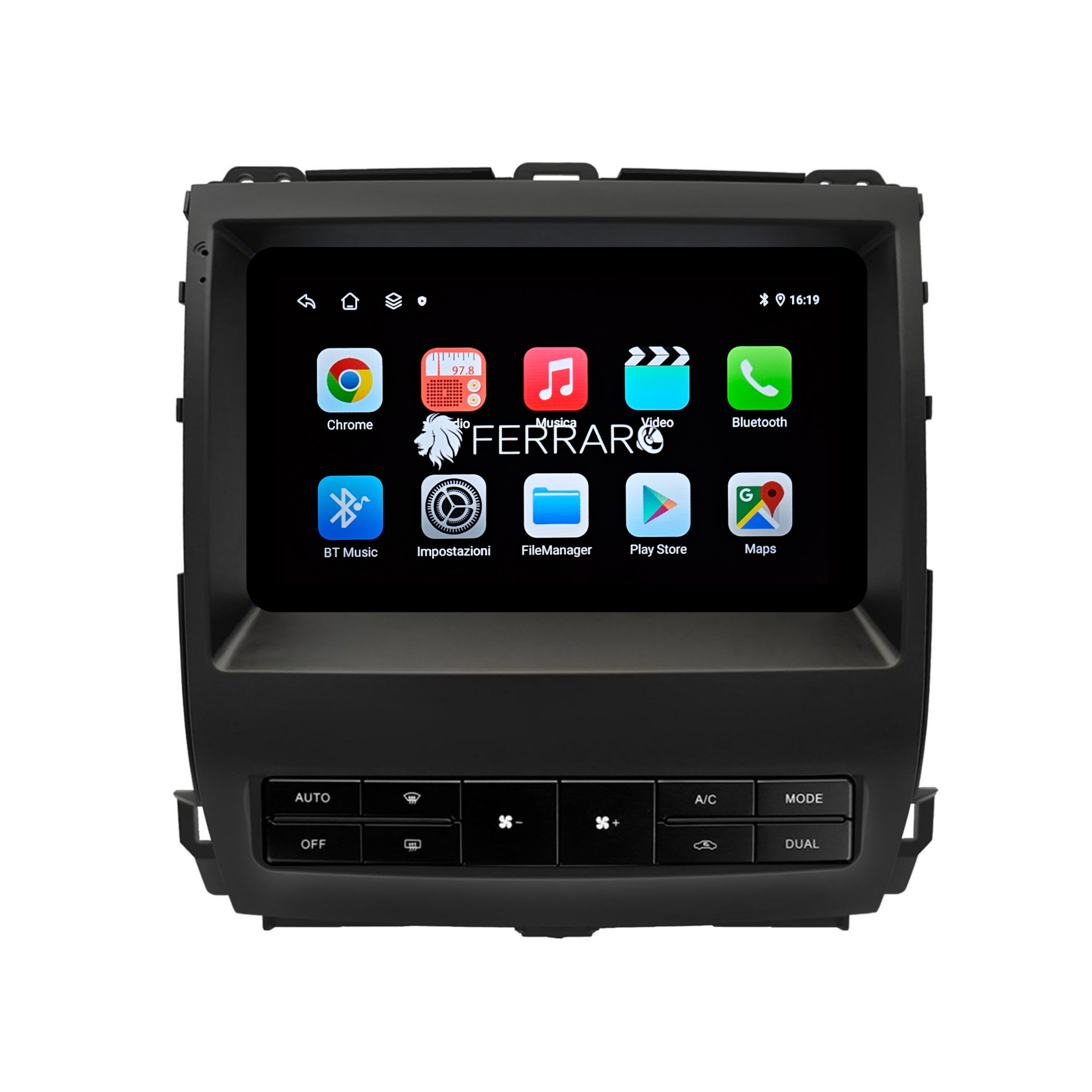 Autoradio per Toyota Land Cruiser 120 9" (2002-2009) Android, Bluetooth, CarPlay, Android Auto, 2GB/4GB/6GB/8GB Ram