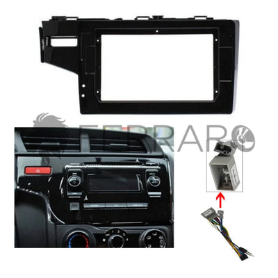 (PRENOTA) Kit Montaggio Autoradio 9"Pollici Honda Jazz (2015-2020) Mascherina, Cablaggio Autoradio Android